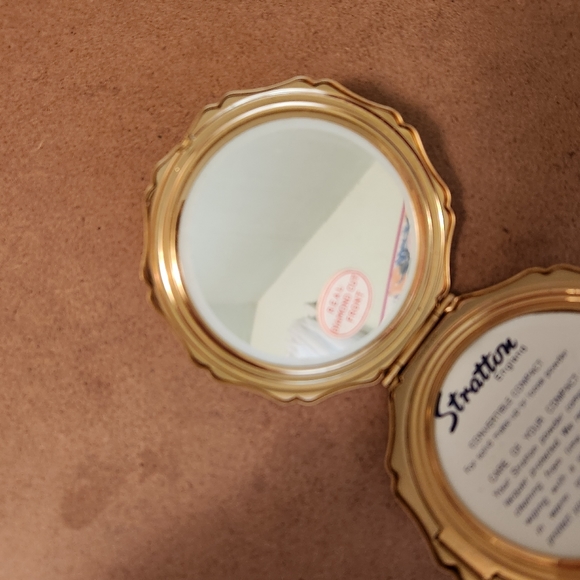 Vintage Stratton Makeup Loose Powder Convertible Compact EUC - Picture 3 of 10